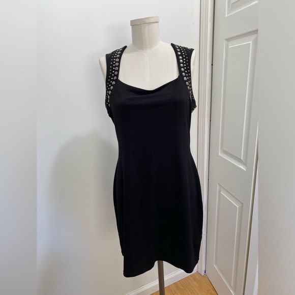 Rock & Republic Dresses & Skirts - 2 for $12💖Rock & Republic y2k Studded Black Sleeveless Scoop Neck Grunge Size L